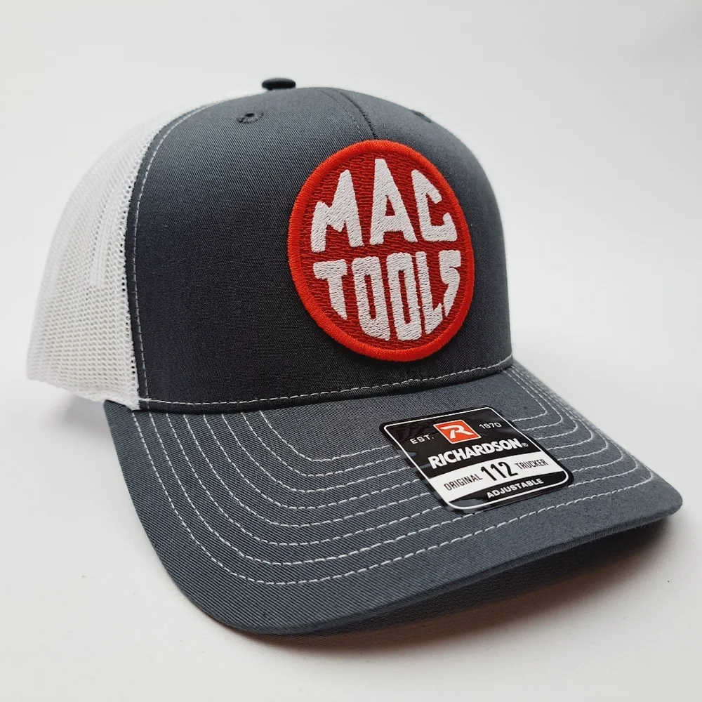 MAC Tools Richardson 112 Trucker Embroidered Patch Mesh Snapback Cap Hat…